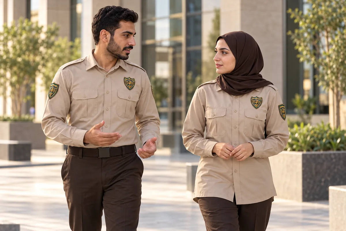 حارسات الأمن: مهارات الاستقبال والتنظيم والتواصل