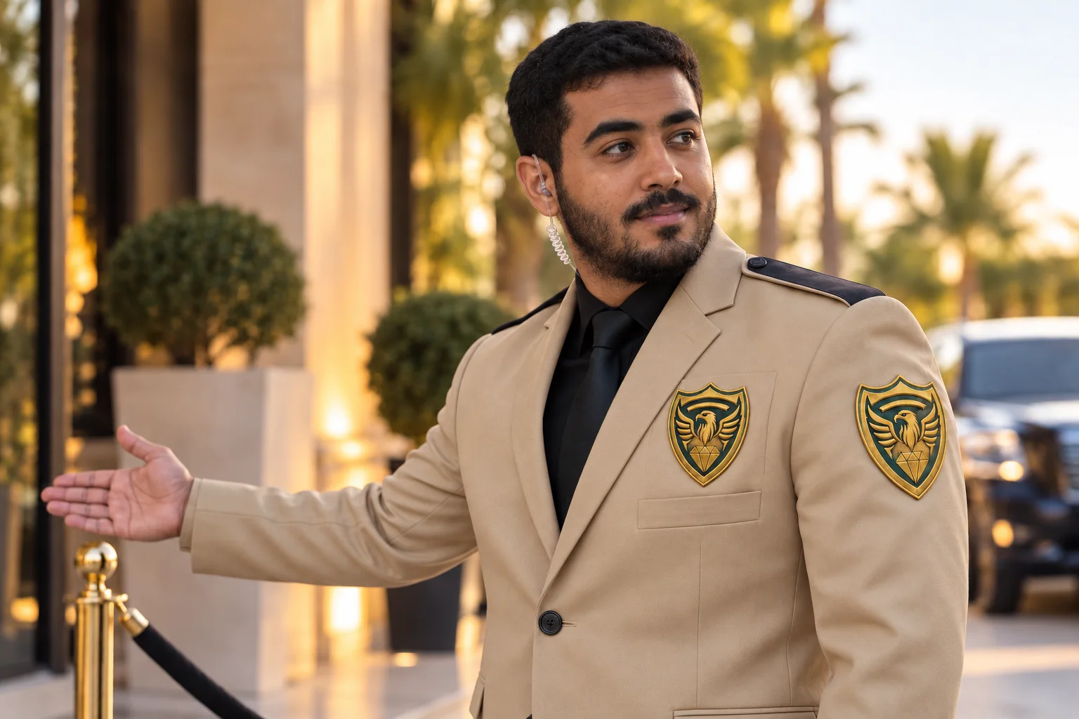 تنظيم دخول الزوار والموردين إلى المنشأة